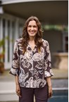 LILLIAN BLOUSE - choc mix